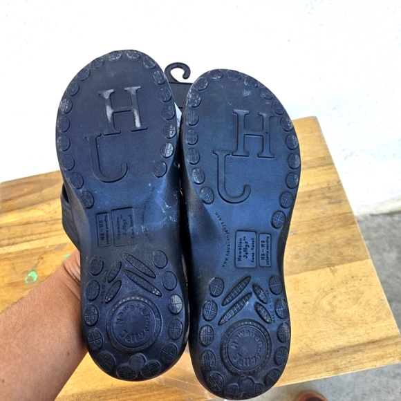 Hawaiian Jellys Ultra Comfort O'o Black Lava Unisex Sandals Women's Siz… - Picture 15 of 16